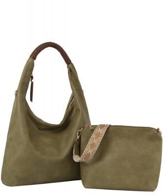 Fashion 2-in-1 Shoulder Bag ME-0020-M SAGE